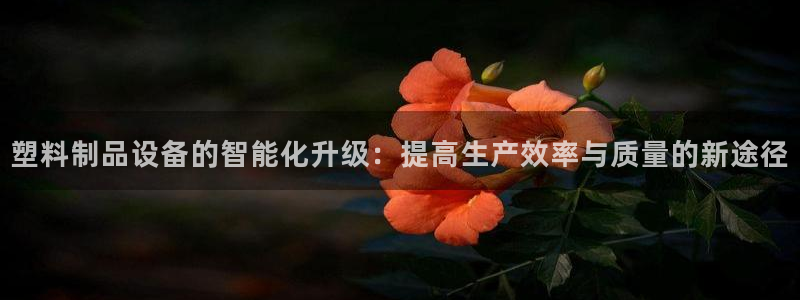 太陽成集團(tuán)不能提現(xiàn)：塑料制品設(shè)備的智能化升級(jí)：提高生產(chǎn)效率與